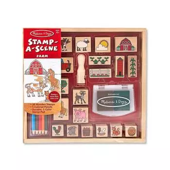Melissa &amp; Doug Набор печатей "Ферма"