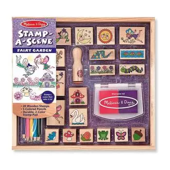Melissa&amp;Doug Набор печатей "Сад для Фей"