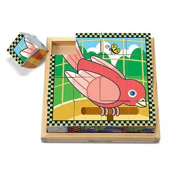 Melissa&amp;Doug Пазл из кубиков "Домашние животные"