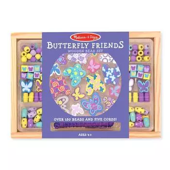 Melissa &amp; Doug "Творчество" Набор бусин "Бабочки-подружки"