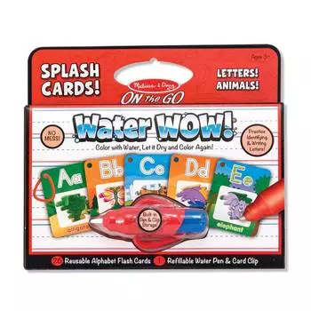 Melissa&amp;Doug Раскрась водой карточки "Алфавит"