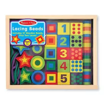 Melissa &amp; Doug Сшивание бусин, в коробке