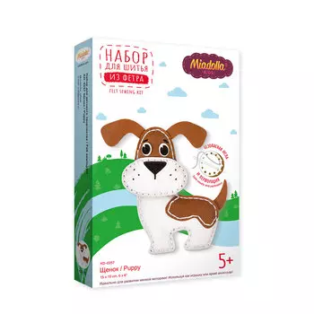Miadolla Набор для шитья игрушки из фетра "Щенок"