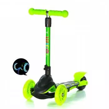 Micar Самокат трёхколёсный Zumba, зелёный