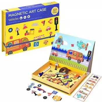 Mieredu Магнитная игра "Транспорт"