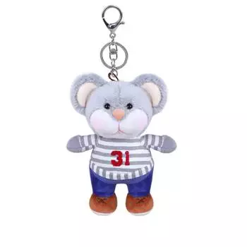 МимиЛапки Брелок Домашняя мышка "Оскар", 14 см