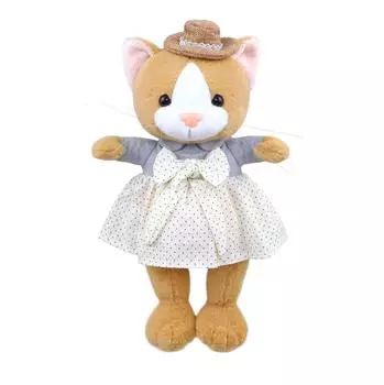 МимиЛапки Мягкая игрушка Кошка "Рыжуля" 30 см.