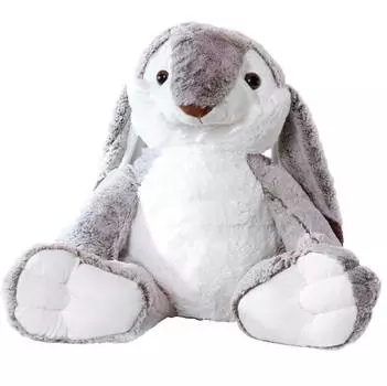 Molli Мягкая игрушка Заяц длинноухий, 80 см