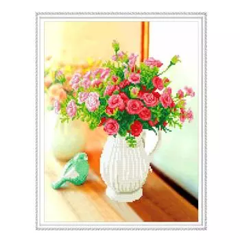 Molly Алмазная мозаика "Цветы в кувшине", 40х50 см