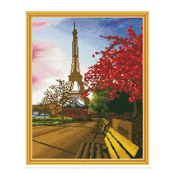 Molly Алмазная мозаика "Эйфелева башня", 40х50 см