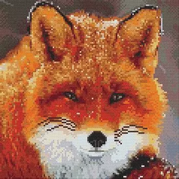 Molly Алмазная мозаика "Лисонька", без подрамника, 30х30 см