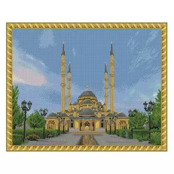 Molly Алмазная мозаика "Сердце Чечни", 40х50 см