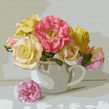 Molly Картина по номерам "Бузин. Букетик", 30x30 см