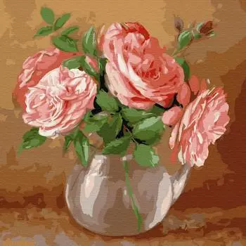 Molly Картина по номерам "Бузин. Случайный букет", 30x30 см