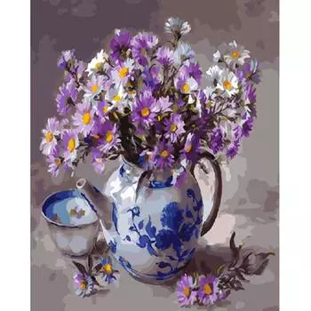 Molly Картина по номерам "Чайное настроение", 40x50 см