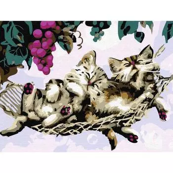 Molly Картина по номерам "Детство", 15x20 см