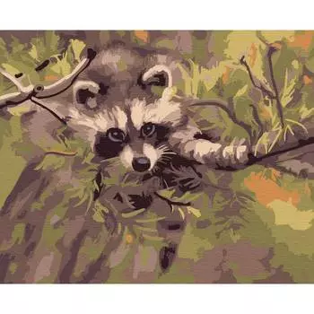 Molly Картина по номерам "Енотик", 15x20 см