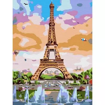 Molly Картина по номерам "Эйфелева башня", 15х20 см