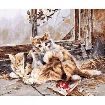 Molly Картина по номерам "На чердаке", 40x50 см