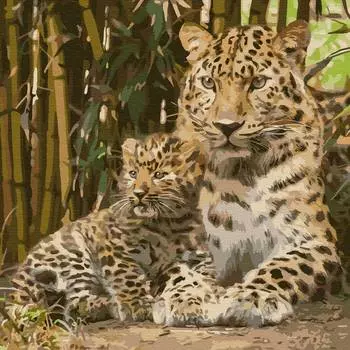 Molly Картина по номерам "Надежная защита", 30x30 см