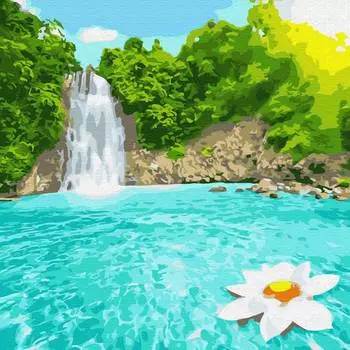 Molly Картина по номерам "Райский уголок", 30x30 см