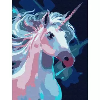 Molly Картина по номерам "Сказочный единорог", 15x20 см