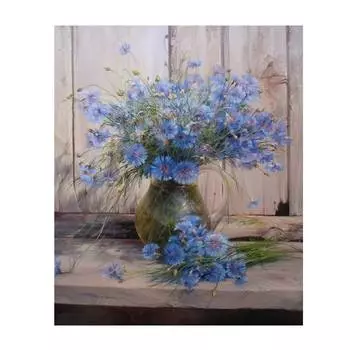 Molly Картина по номерам "Васильки", 40x50 см