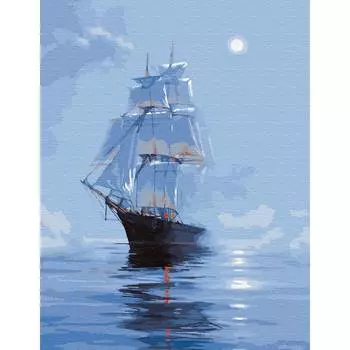 Molly Картина по номерам с цветной схемой на холсте "Мираж", 30х40 см