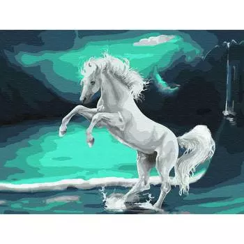 Molly Картина по номерам с цветной схемой на холсте "Фэнтези", 30х40 см