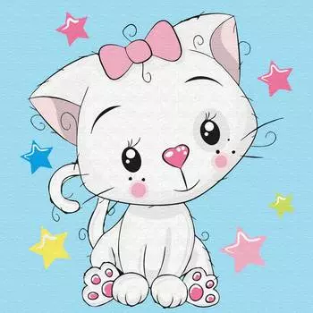 Molly Набор юного художника "Милая кошечка", 20х20 см