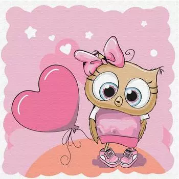 Molly Набор юного художника "Совушка с воздушным шаром", 20х20 см