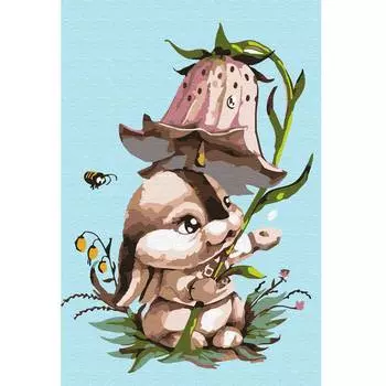 Molly Набор юного художника "Зайчик с колокольчиком", 20x30 см