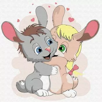 Molly Набор юного художника "Заячья дружба", 20х20 см