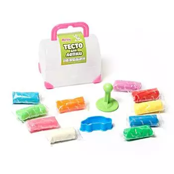 Molly Тесто для лепки "Сундучок", 10 цветов