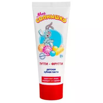 Моё солнышко Зубная паста Тутти-Фрутти, 100 г