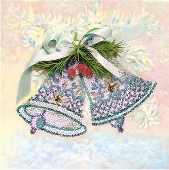 Мозаика из пайеток ВОЛШЕБНАЯ МАСТЕРСКАЯ Колокольчики (холст) МХ-17