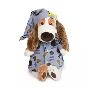 Budi Basa Мягкая игрушка Бартоломей в голубой пижаме в цветочки, 27 см