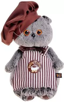 Мягкая игрушка BUDI BASA Басик - бариста,30 см