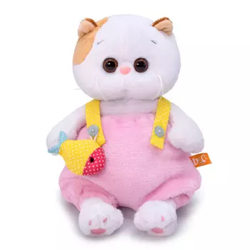 Мягкая игрушка BUDI BASA Ли-Ли BABY в меховом комбинезоне, 20 см, LB-038