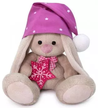 Budi Basa Мягкая игрушка "Зайка Ми в сиреневом колпачке", 15 см