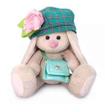Мягкая игрушка BUDI BASA SidX-313 Зайка Ми в берете с сумочкой, 15 см.