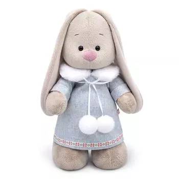Мягкая игрушка BUDI BASA StS-301 Зайка Ми в трикотажном платье 25см