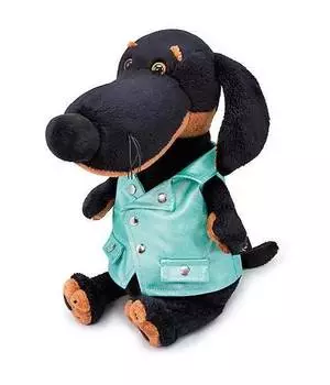 Мягкая игрушка BUDI BASA Vaks25-026 Ваксон в зеленой рокерской жилетке, 25 см