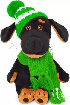 Мягкая игрушка BUDI BASA Ваксон BABY в шапочке и шарфе,19 см