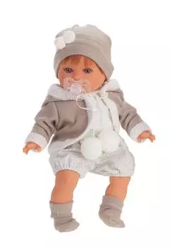 Munecas Antonio Juan Кукла Ник плачущая, 30 см