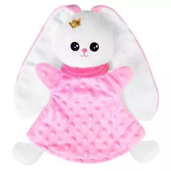 МЯКИШИ "Зайка розовая 456" - игрушка рукавичка