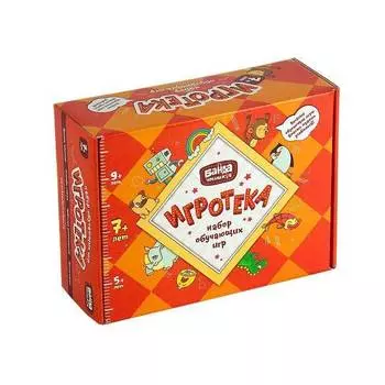 Набор БАНДА УМНИКОВ УМ081 Игротека 7+ (настольные игры "Цветариум", "Читай-хватай", "Турбосчет" и "Геометрика" )