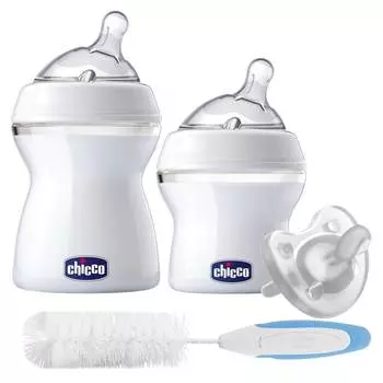 Набор для новорожденного (2 бутылочки Natural Feeling, пустышка , ершик)