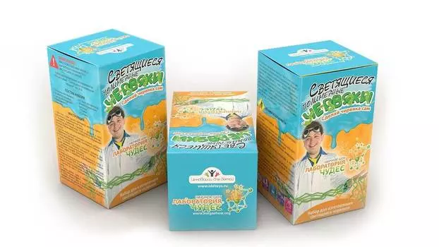 Набор для опытов ИННОВАЦИИ ДЛЯ ДЕТЕЙ 818 Светящиеся червяки