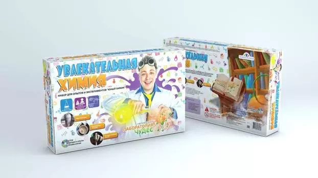 Набор для опытов ИННОВАЦИИ ДЛЯ ДЕТЕЙ 822 Увлекательная химия
